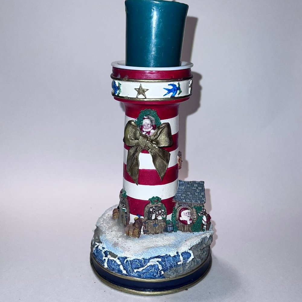 "Night Before Christmas" Christmas Candlestick